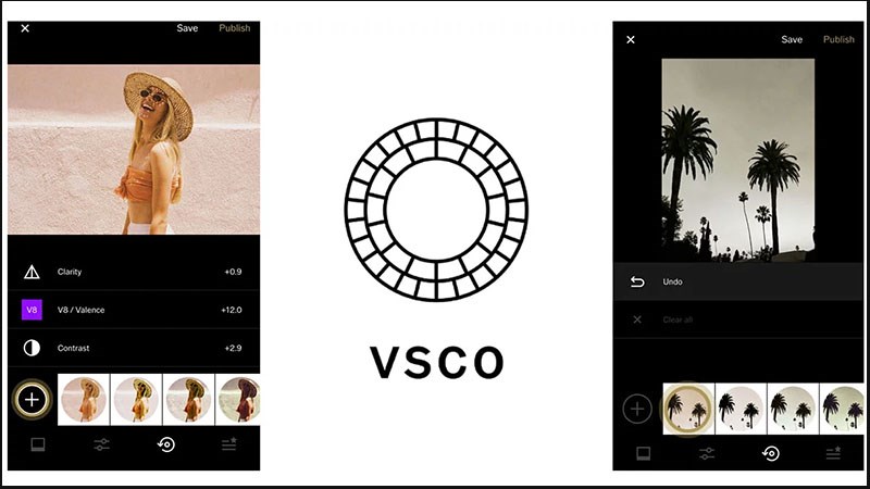 Giao diện cơ bản của VSCO