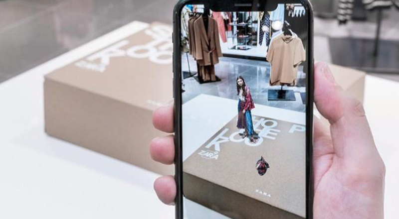 Ứng dụng chuyển đổi số hoạt động Marketing thông qua công nghệ thực tế ảo của Zara