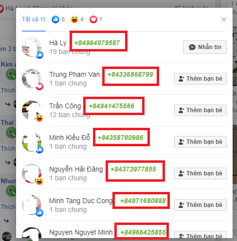 Hướng Dẫn Quét Số Điện Thoại Trên Facebook Miễn Phí